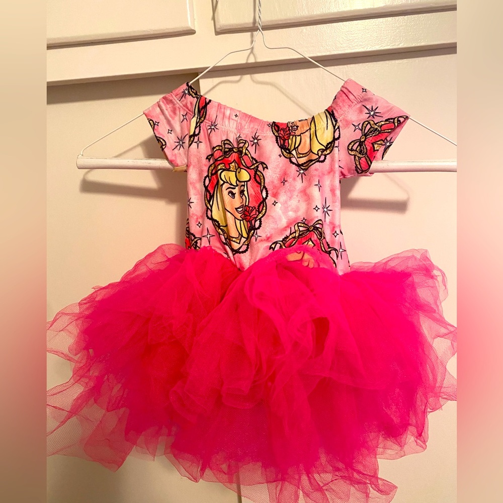 Sleeping Beauty leotard with tutu- 12-18 months